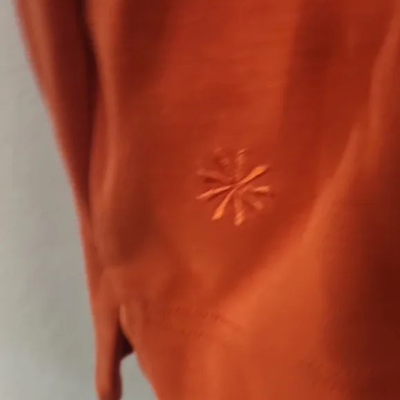 Athleta Orange Lightweight Hoodie Cozy Pullover - Picture 4 of 10
